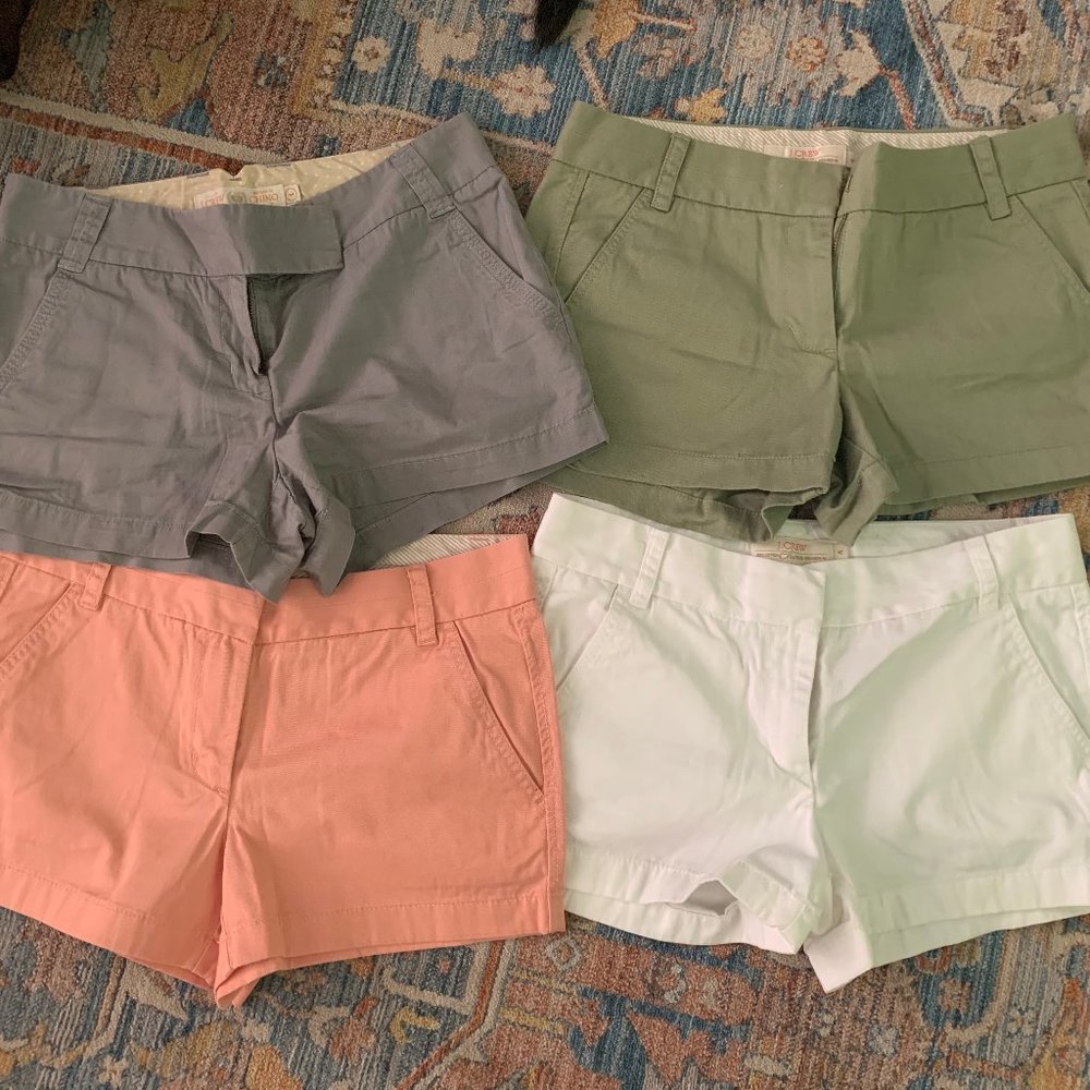 J Crew Chino Shorts (Green)